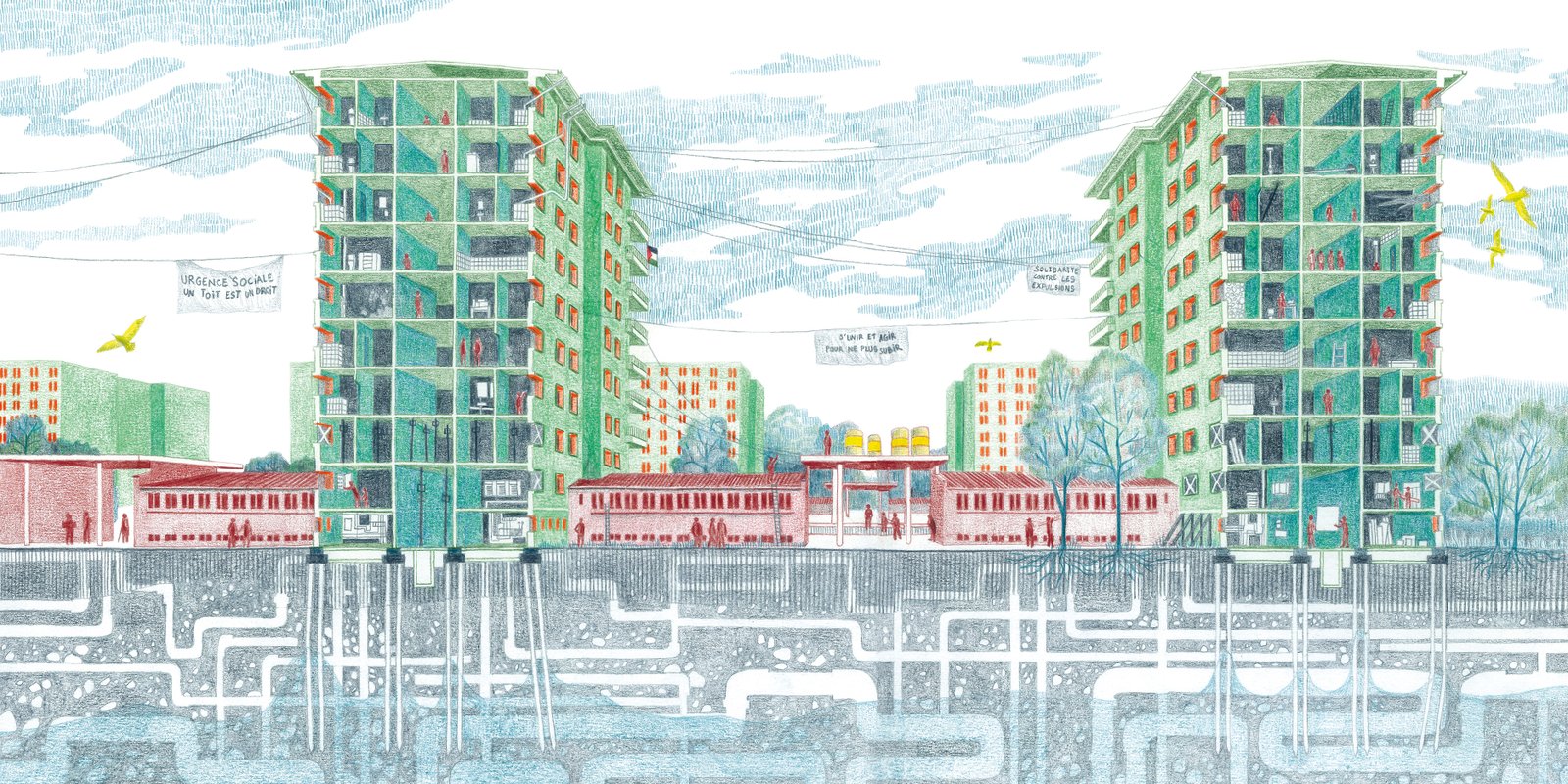 Les habitant·e·s du courant